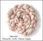 Preview: NEU Polwarth-Wolle-Viskose Nepps * Sprenkel *